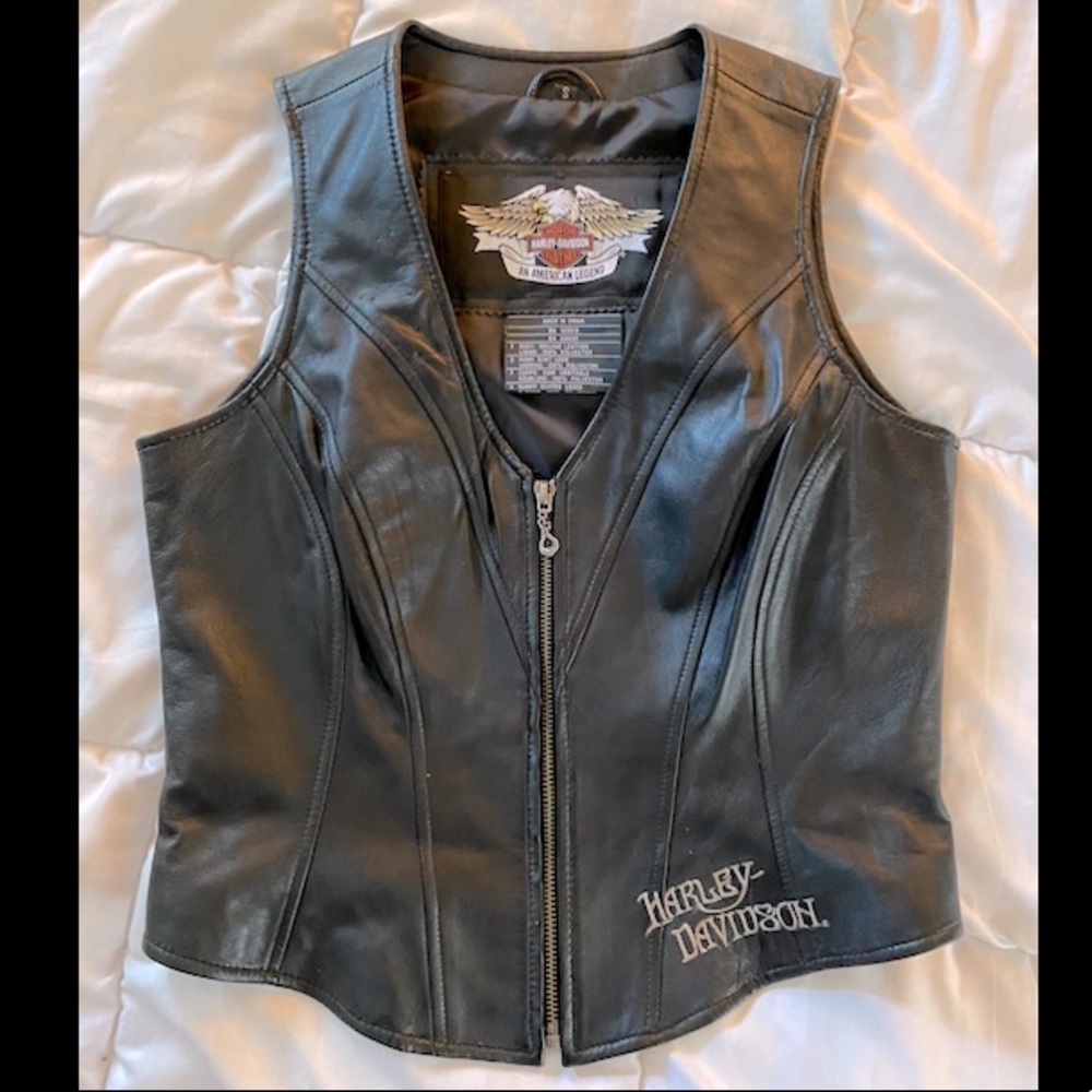 Genuine Leather Harley-Davidson Vest